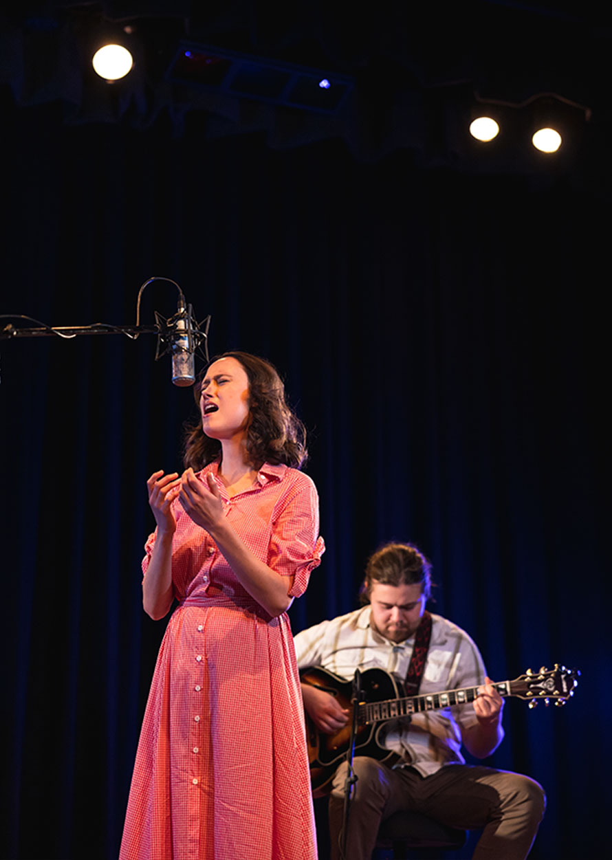 Vocal recording. University music course